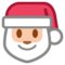 Santa Claus emoji on HTC